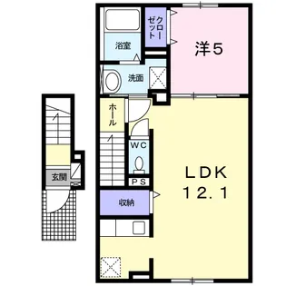 サニーレジデンスK【2階】の間取り