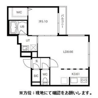 BRESCIA(ブレシア)【0201号室】の間取り