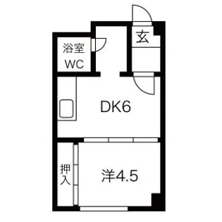 月海マンション【303号室】の間取り