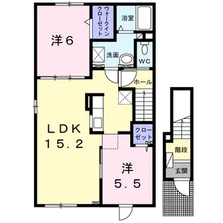 シンフォニー Ⅱ【2階】の間取り