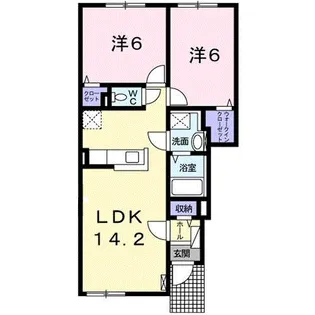 GRAND PARK Ⅱ【1階】の間取り