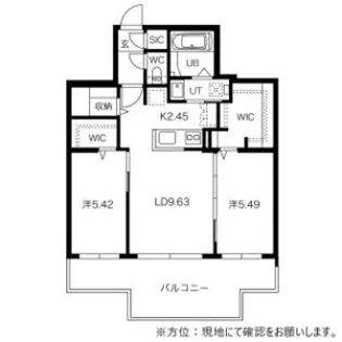 EFFECT CTS(エフェクトシーティーエス)【0502号室】の間取り