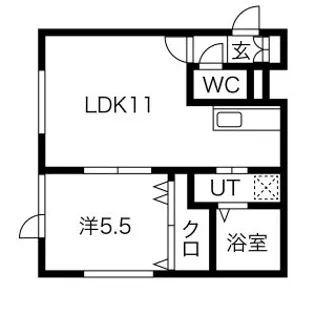 ミオンズ沼ノ端【1階】の間取り