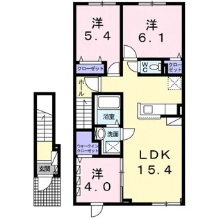 コンスタンシア【2階】の間取り