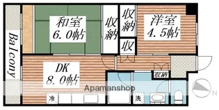 フォーシーズン苫小牧【8階】の間取り