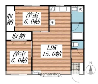 すみれコーポ【101号室】の間取り