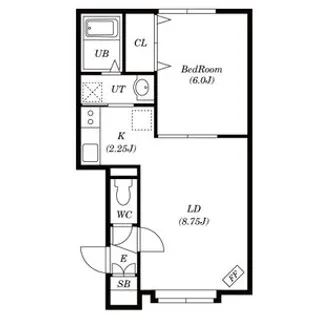 アンジュノーヴァ【2階】の間取り
