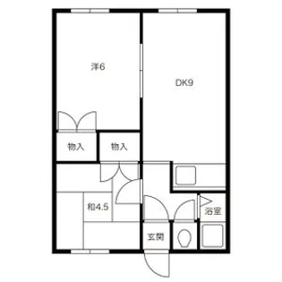 ハイツまるいNO.111【0105号室】の間取り