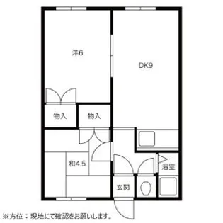 ハイツまるいNO.110【0103号室】の間取り