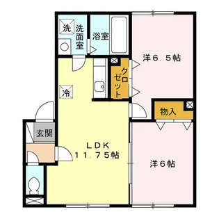 セジュール Ⅰ【1階】の間取り