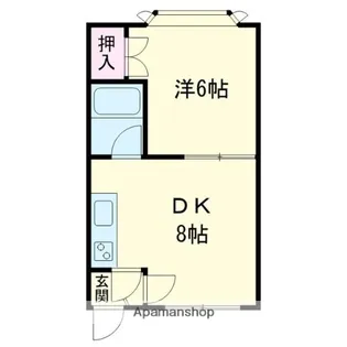 ロジェ白樺【101号室】の間取り