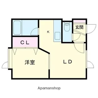 グランドのぞみ【1-C号室】の間取り