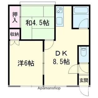 グランドハイツ泉【301号室】の間取り