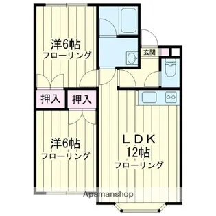 フローレンス智【302号室】の間取り