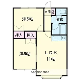 グランシャリオ【304号室】の間取り