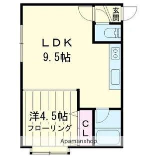 ファンタジー【203号室】の間取り