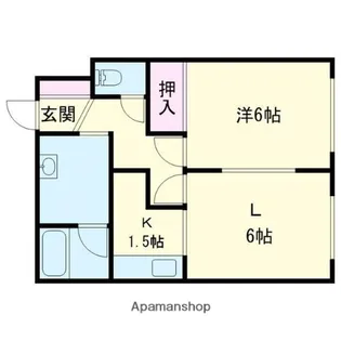 クリスタルハーモニー18【203号室】の間取り