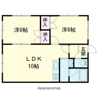 クリスタルハウスシオン【302号室】の間取り
