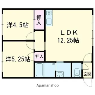 ハイツまつひろ【103号室】の間取り
