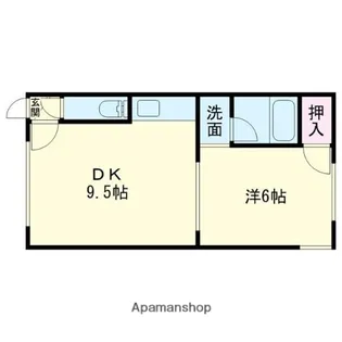 ハイツまつひろ【102号室】の間取り