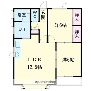 ダンデライオンⅢ【103号室】の間取り