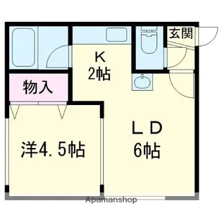 プロム’95【202号室】の間取り