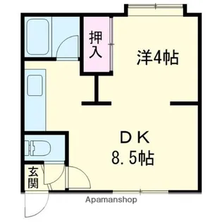 スカイハイツ【202号室】の間取り