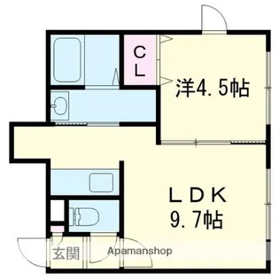 アンダーズ苫小牧栄町【5階】の間取り