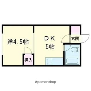 ウィンクルムⅢ【205号室】の間取り