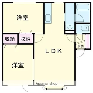 エクセル・シオール【101号室】の間取り