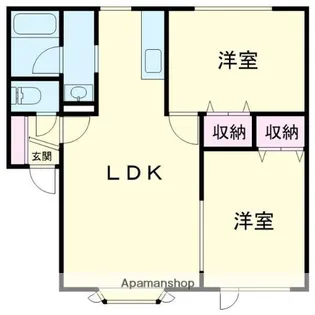 エクセル・シオール【103号室】の間取り