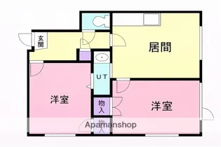 アパルトマンメルシー【201号室】の間取り