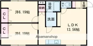 SIDE GATE【103号室】の間取り