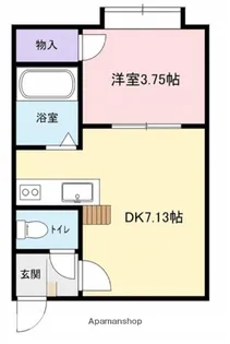 ジュリアーノ新明B【205号室】の間取り