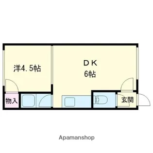エクセルオリーブ【102号室】の間取り