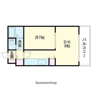 Jステージ苫小牧Ⅰ【2階】の間取り