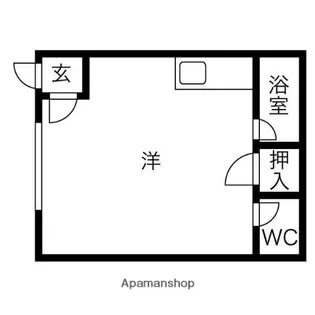 ハイツまるい№143【105号室】の間取り
