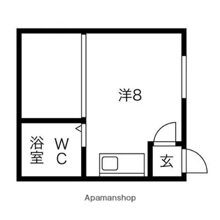 ハイツまるい№22【202号室】の間取り