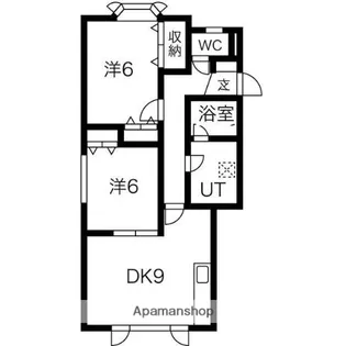 ティアラパレス【2階】の間取り