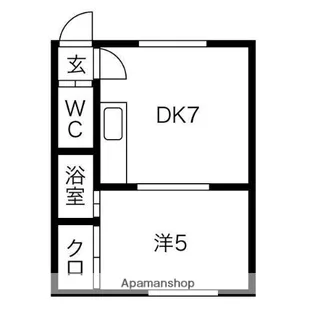 ハイツまるい№10【206号室】の間取り