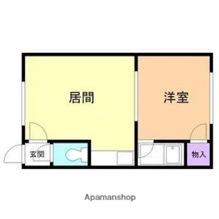 ジュエルⅢ【102号室】の間取り