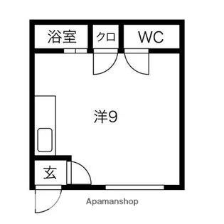ハイツまるい№125【202号室】の間取り