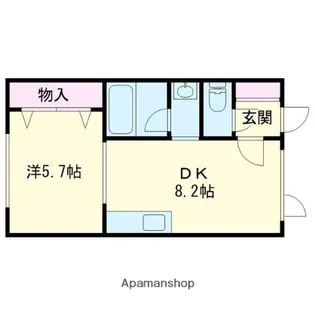 MYコーポ143【201号室】の間取り