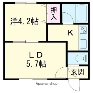 アスティ双葉【204号室】の間取り