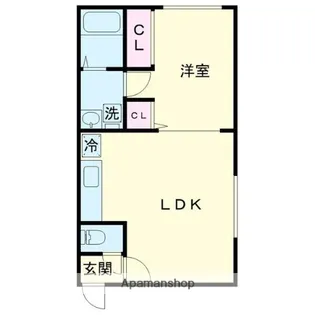 キムラハイム6【2階】の間取り