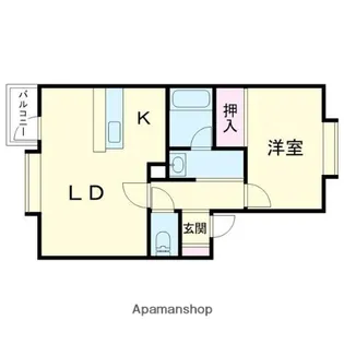 プレファシオ【104号室】の間取り