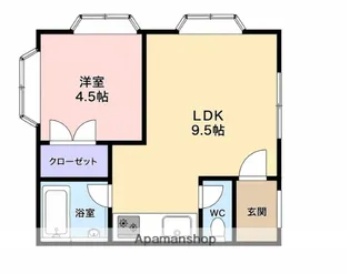 レガシー明野【103号室】の間取り