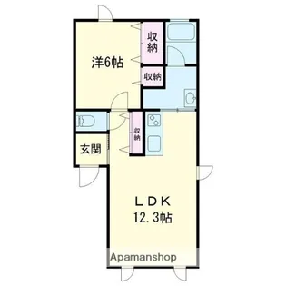 Mーメゾン清水【205号室】の間取り
