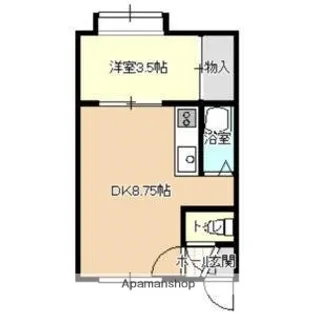 ファースト・インデペンデンス【302号室】の間取り