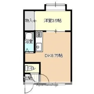 ファースト・インデペンデンス【303号室】の間取り